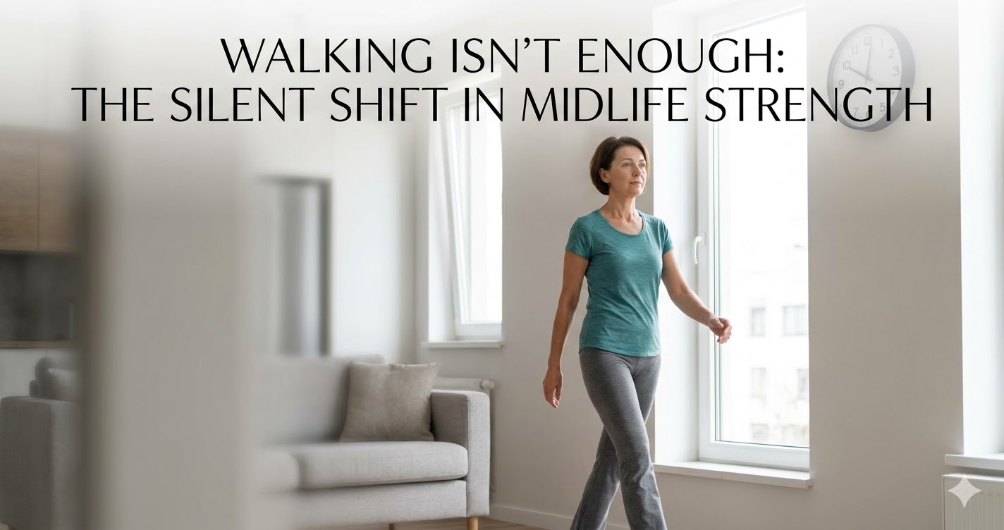 Why Walking Isn’t Enough: The Silent Shift in Midlife Strength and How to Combat It.