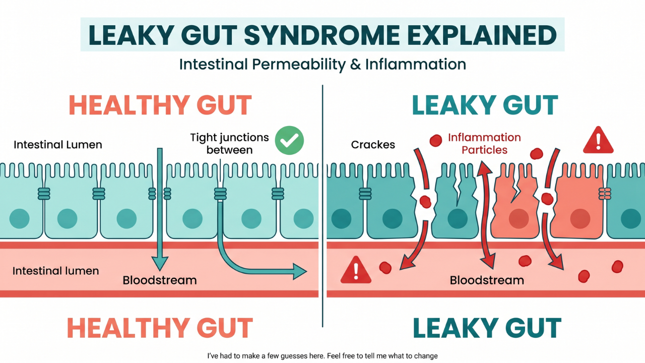 Leaky Gut Syndrome Explained - Doctor's Best Postbiotic Butyrate