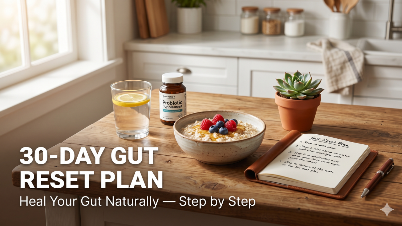30 Day Gut Reset Plan - Garden of Life Daily Probiotics