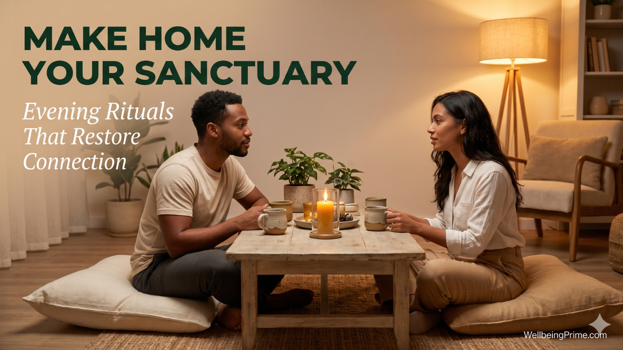 Make Home Your Sanctuary - Evening Rituals for Connection | WellbeingPrime