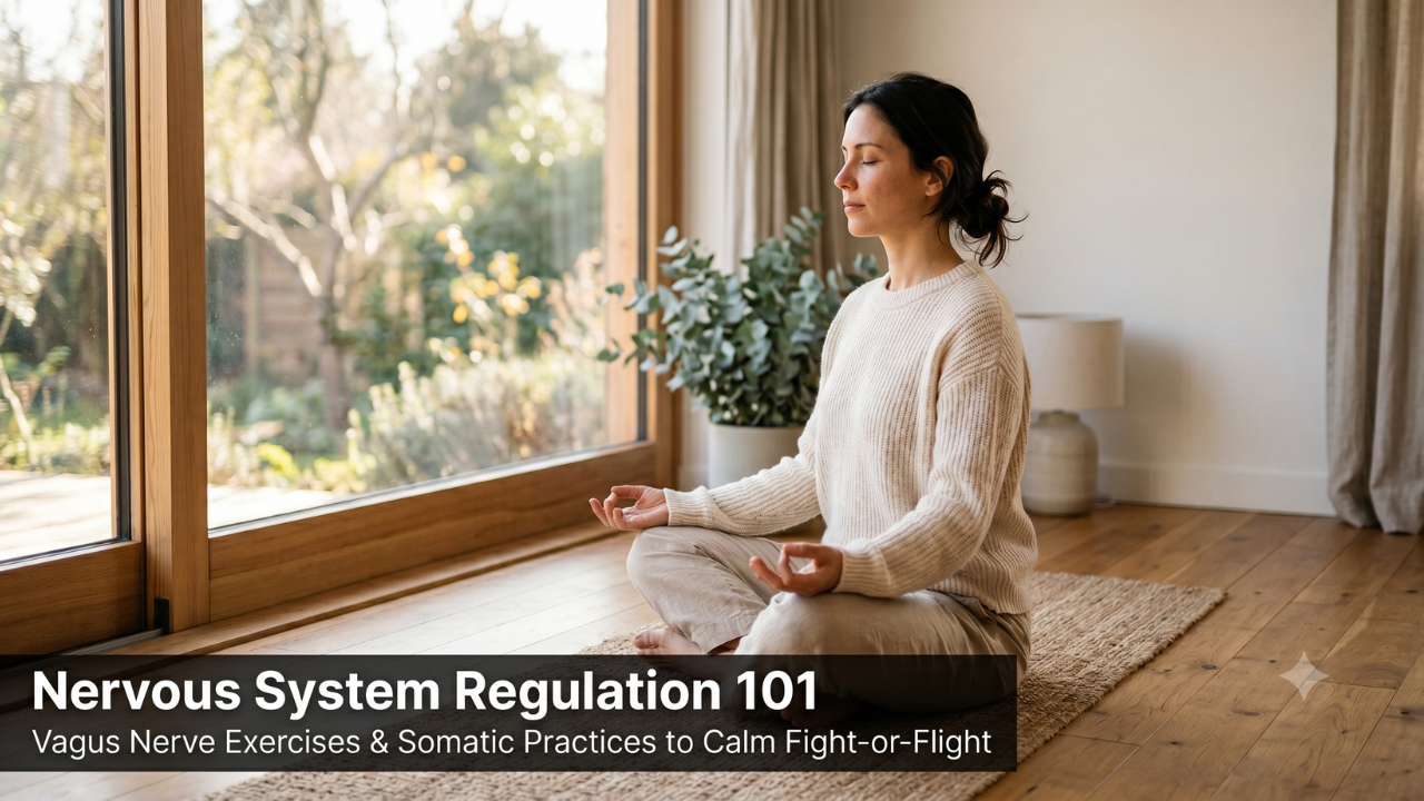 Nervous System Regulation 101: Vagus Nerve Exercises & Somatic Practices to Calm Chronic Fight-or-Flight.