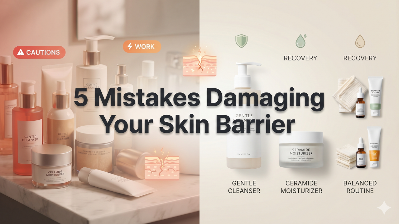 5 Common Mistakes That Are Quietly Damaging Your Skin Barrier.