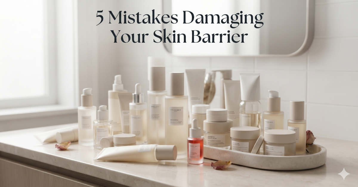 Common mistakes that damage your skin barrier