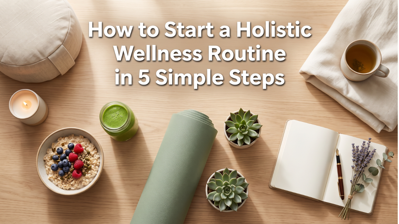 How to Start a Holistic Wellness Routine in 5 Steps.