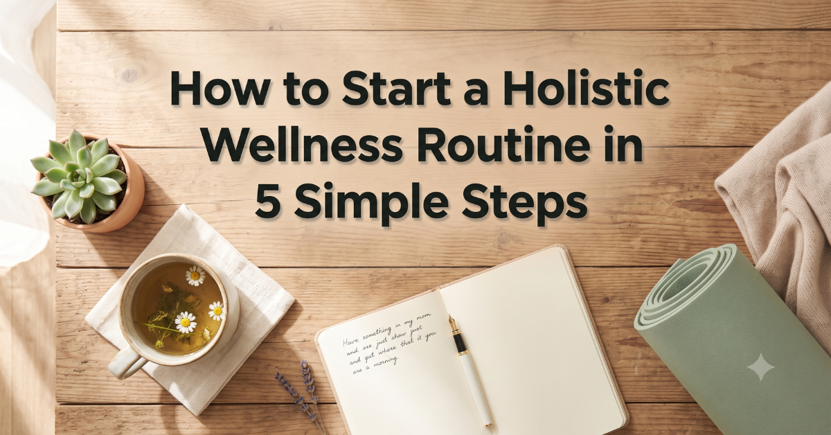 How to Start a Holistic Wellness Routine in 5 Simple Steps