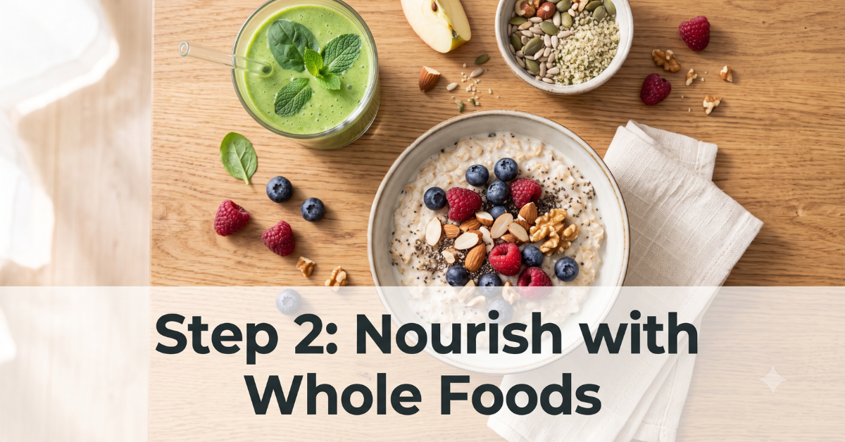 Step 2: Nourish with Whole Foods