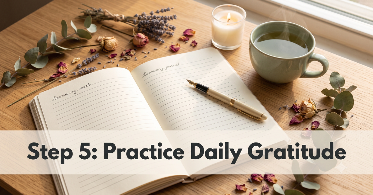 Step 5: Practice Daily Gratitude