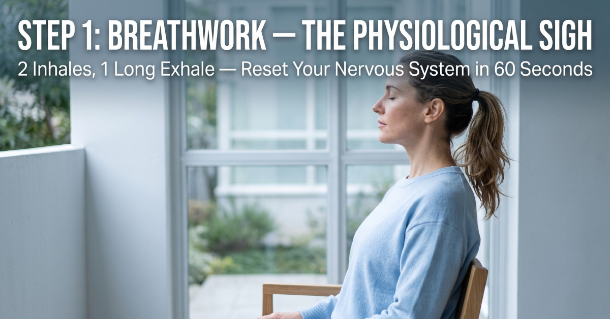 Breathwork technique for nervous system reset