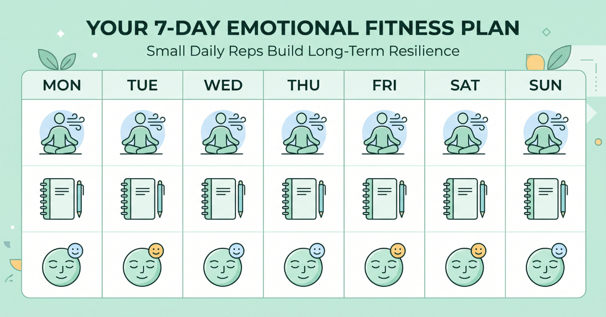 7 day emotional fitness weekly plan